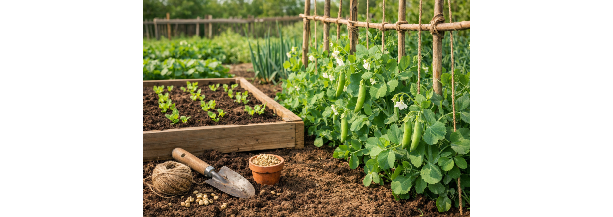 Dyrkningsvejledning for �rter: S�dan kommer du godt i gang