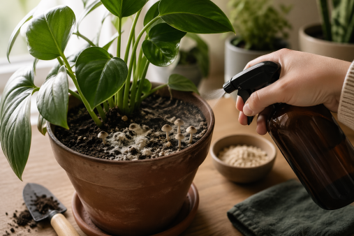 Svamp i potteplanter: S�dan bek�mper du det effektivt