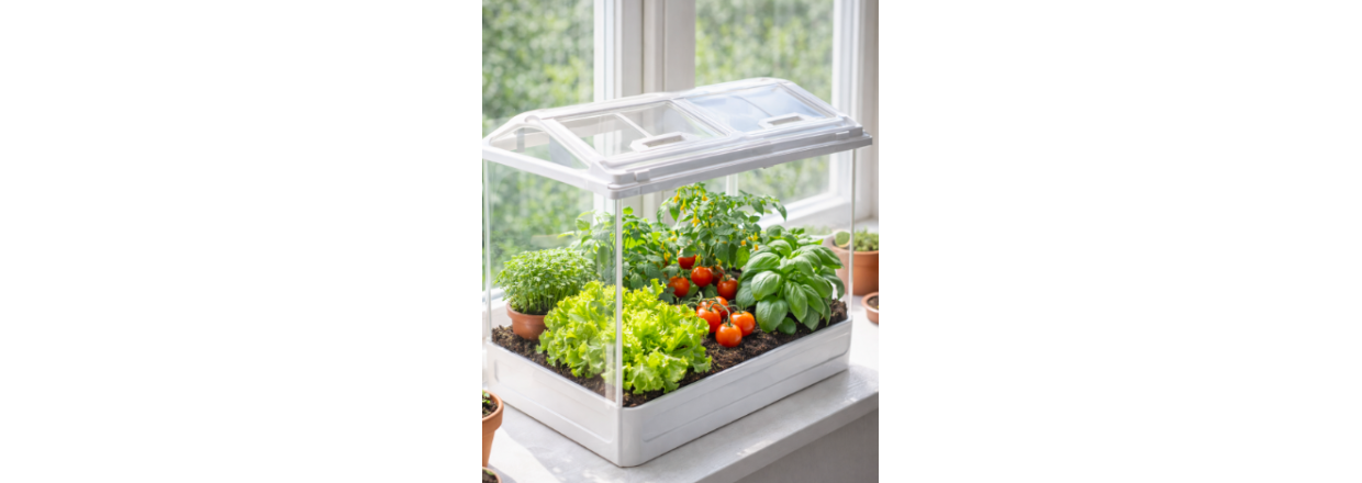 Minidrivhus til vindueskarm: Hvad er fordelene ved at dyrke indend�rs?