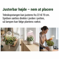 EMOS Z7901 med justerbar teleskopstang fra 22 til 70 cm
