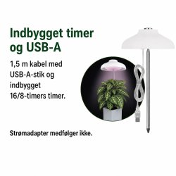 EMOS Z7901 med USB-A-kabel og indbygget timer; str�madapter medf�lger ikke