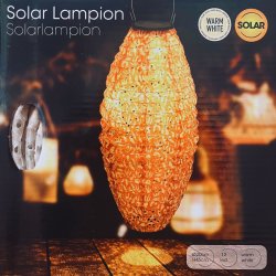 Oval Solcellelanterne