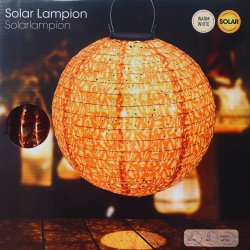 Rund Solcellelanterne