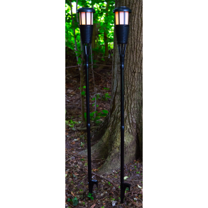 🌞 Solcelle LED Havefakler  2 stk.