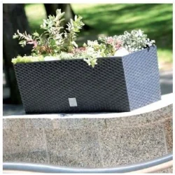 Blomsterkasse med selvvanding 60cm. 