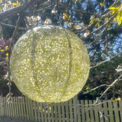 Rund Solcellelanterne