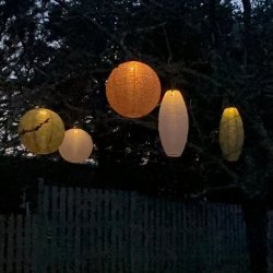 Rund Solcellelanterne