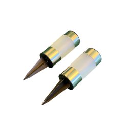 Sm havefakler med solceller, 2 stk.