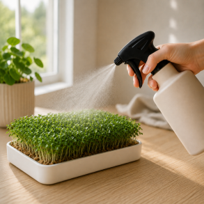 Plantespr�jte 0,5 L Ivory med kaffegrums