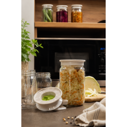 Fermenteringss�t 770 ml � Ivory med kaffegrums