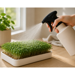 Plantespr�jte 0,5 L Ivory med kaffegrums