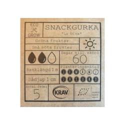 �kologiske agurkefr� � La Diva, 5 stk.
