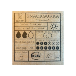 �kologiske agurkefr� � Minyara, 5 stk.