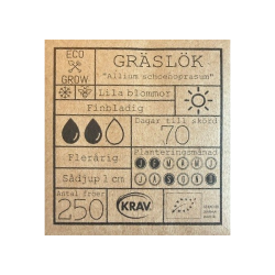 �kologiske purl�gsfr� � Allium schoenoprasum, 250 fr�